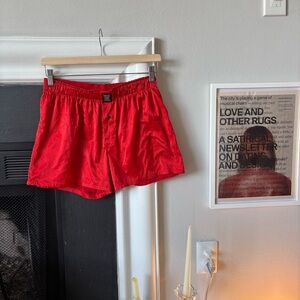 Savage x Fenty Satin Boxers - Gogi Berry XS